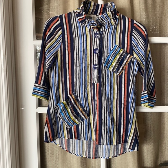 Cubism Multi color Stripe Tunic XS - Picture 1 of 6